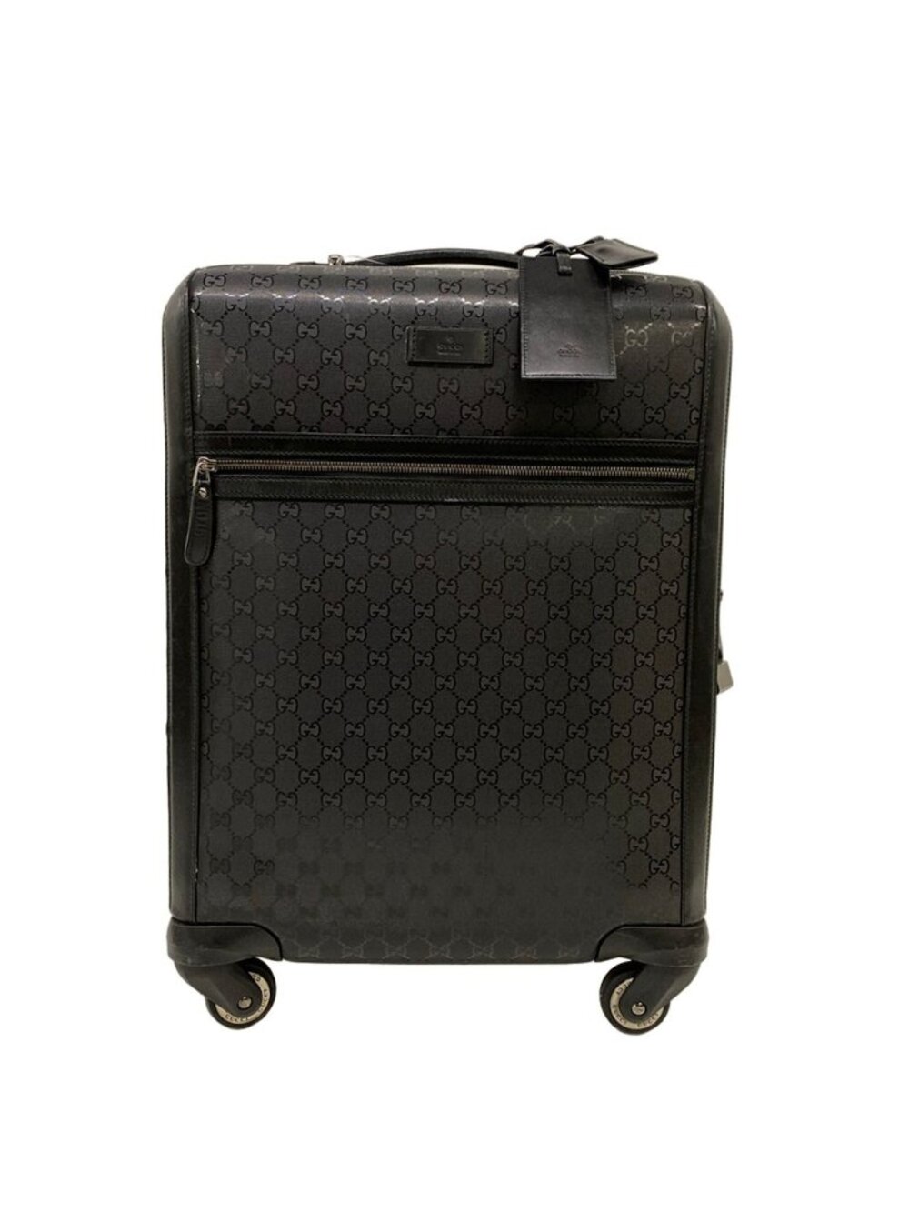 Gucci Travel Bag Imprime Black Diamond No Lock Leather